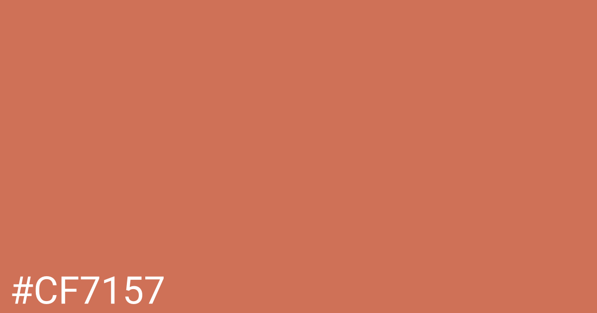 Hex color #cf7157 graphic
