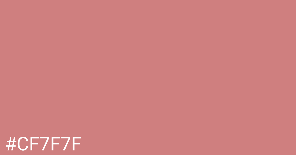 Hex color #cf7f7f graphic