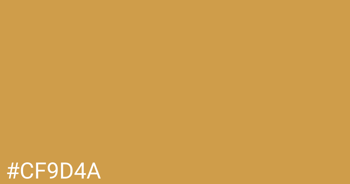 Hex color #cf9d4a graphic