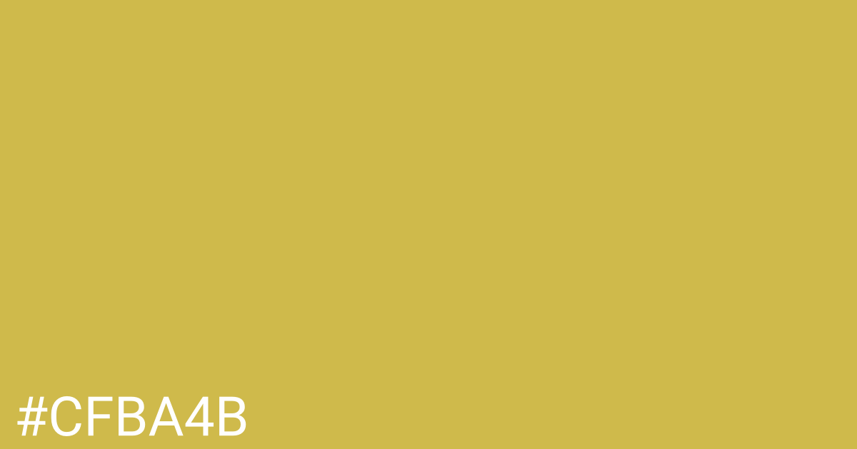 Hex color #cfba4b graphic