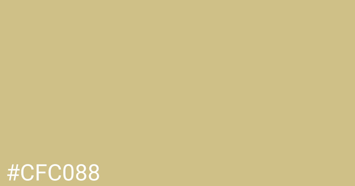 Hex color #cfc088 graphic