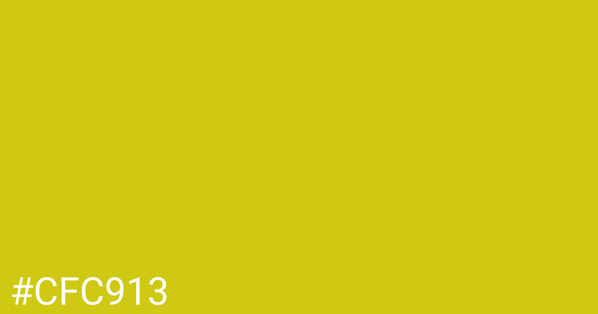 Hex color #cfc913 graphic