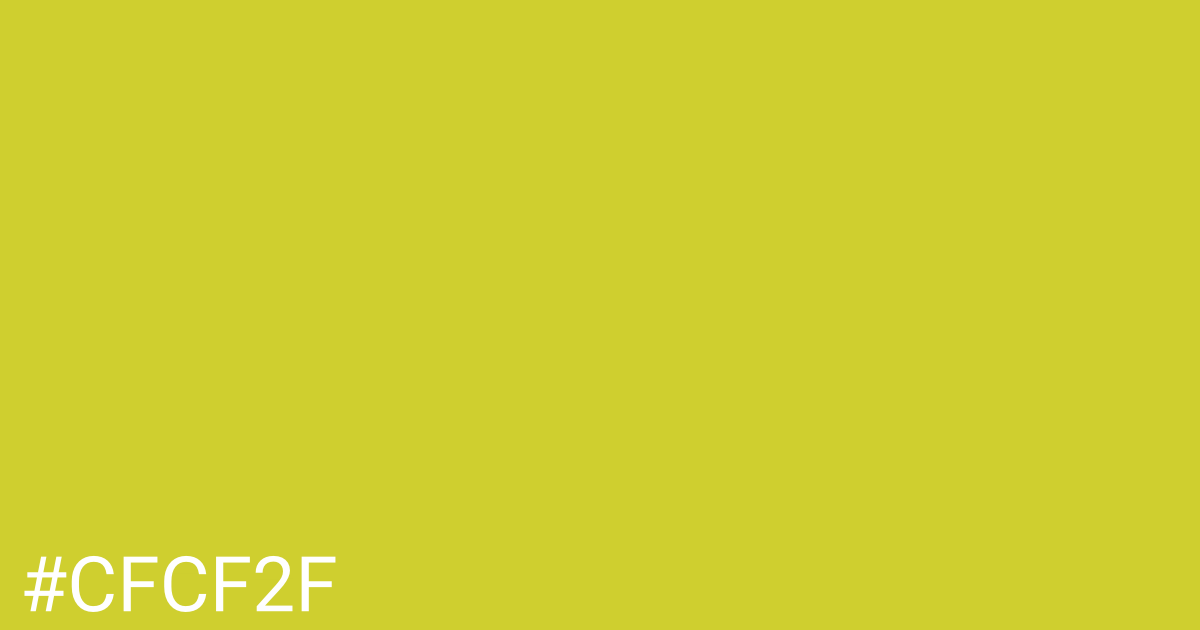 Hex color #cfcf2f graphic