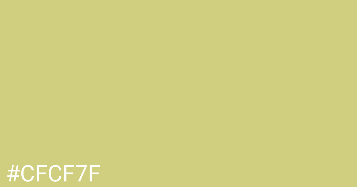 Hex color #cfcf7f graphic