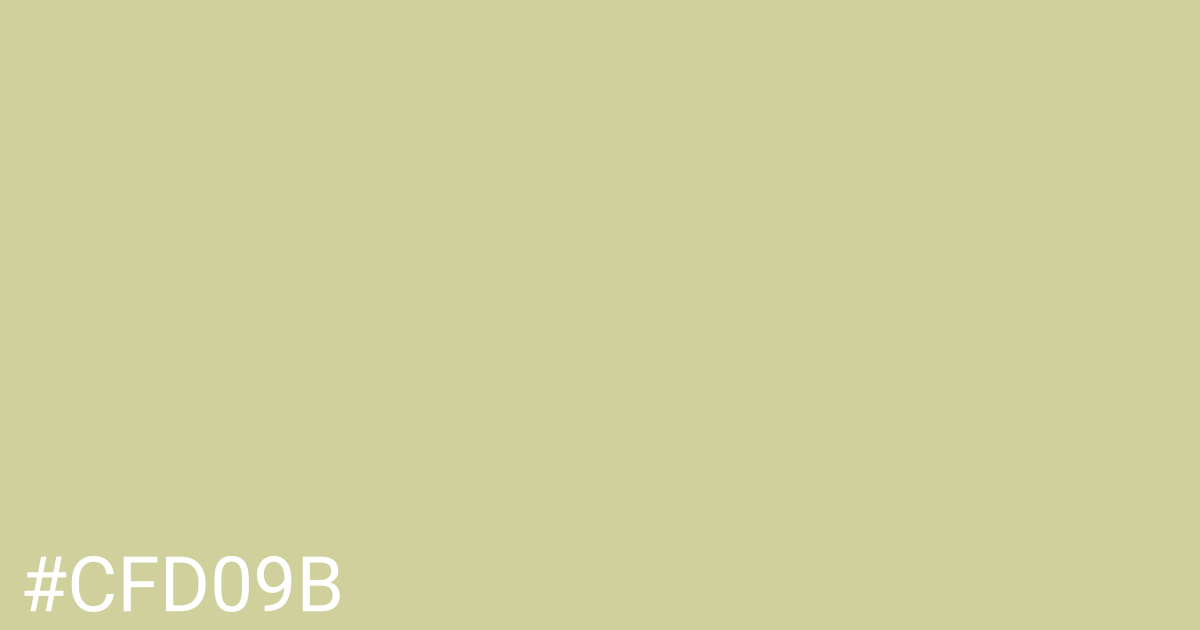 Hex color #cfd09b graphic