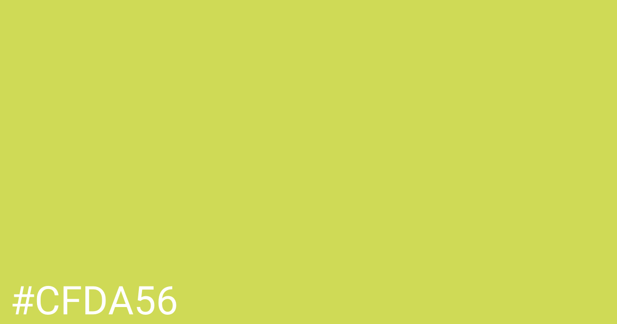 Hex color #cfda56 graphic