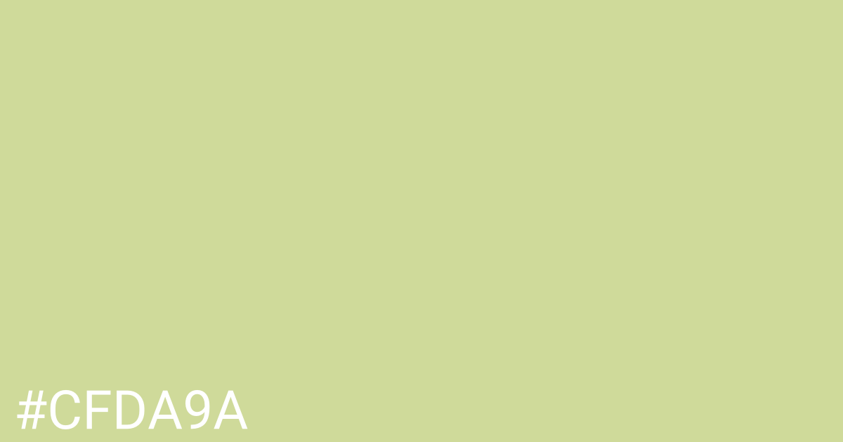 Hex color #cfda9a graphic