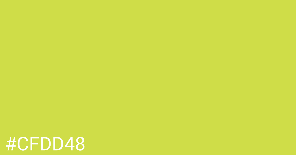 Hex color #cfdd48 graphic