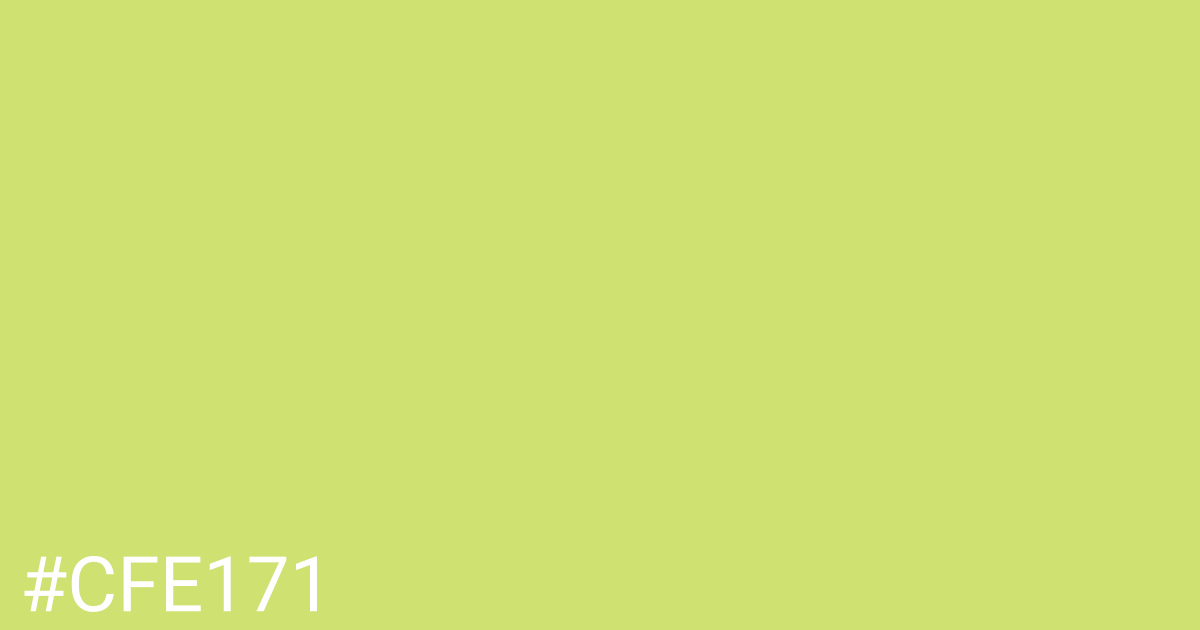 Hex color #cfe171 graphic