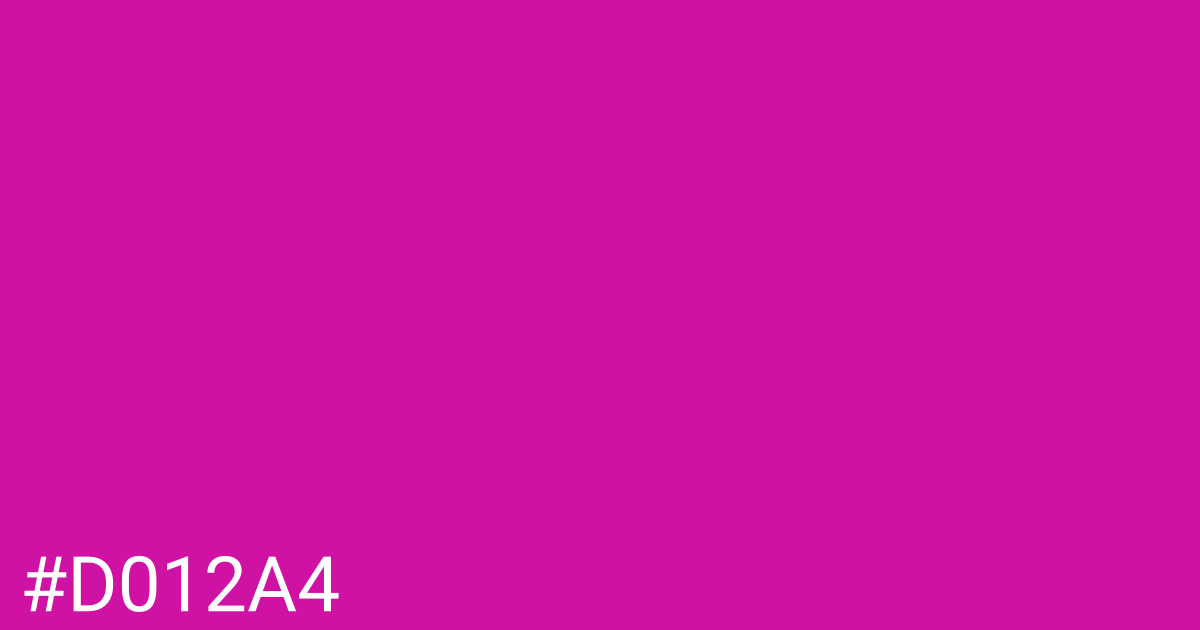 Hex color #d012a4 graphic