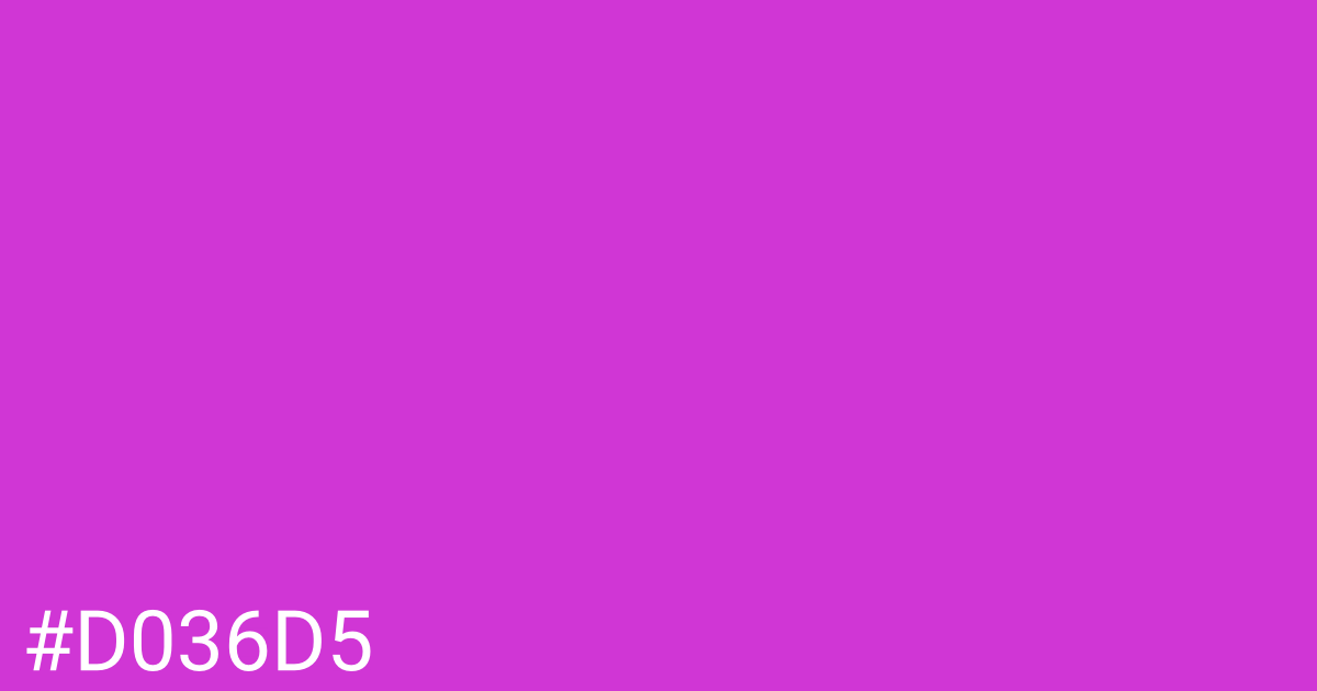 Hex color #d036d5 graphic