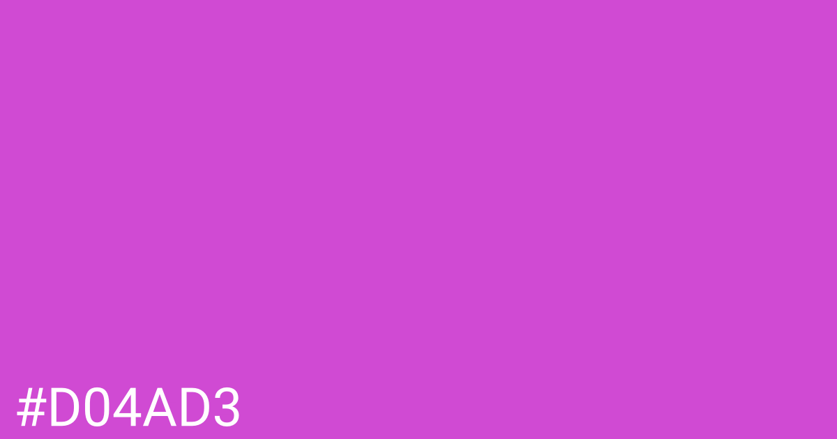 Hex color #d04ad3 graphic