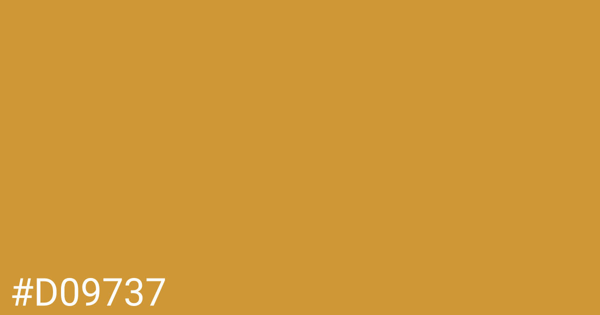 Hex color #d09737 graphic