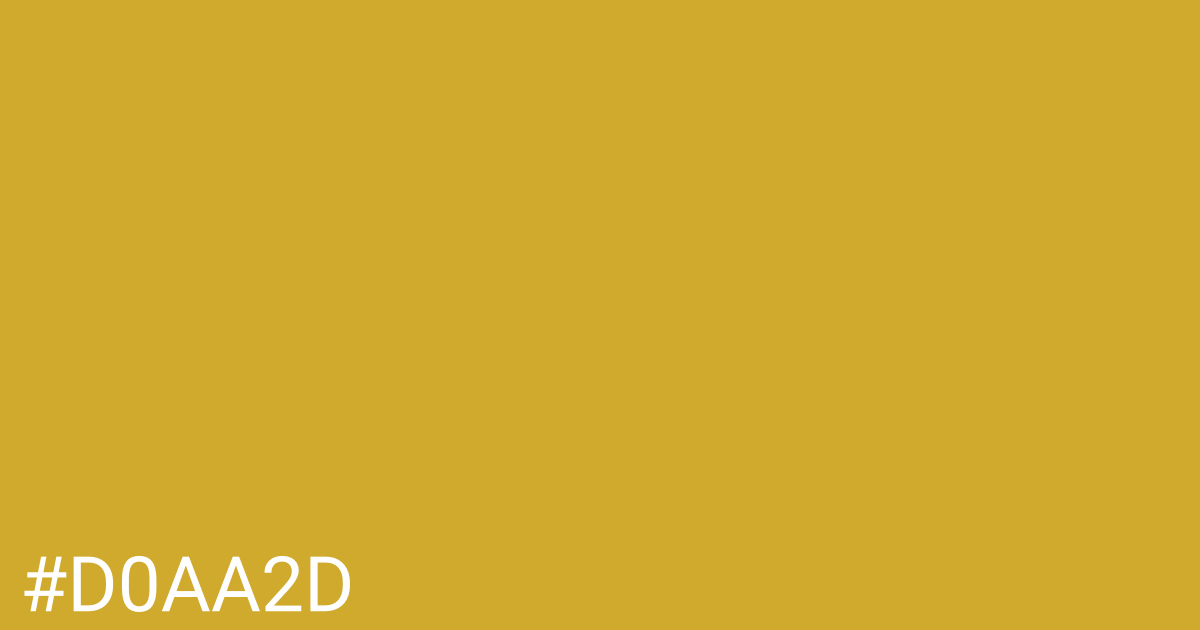 Hex color #d0aa2d graphic