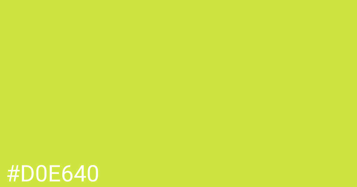 Hex color #d0e640 graphic