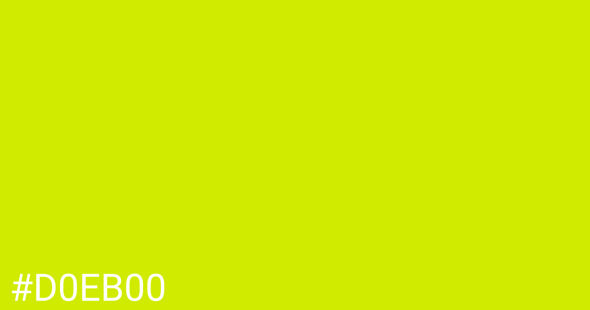 Hex color #d0eb00 graphic