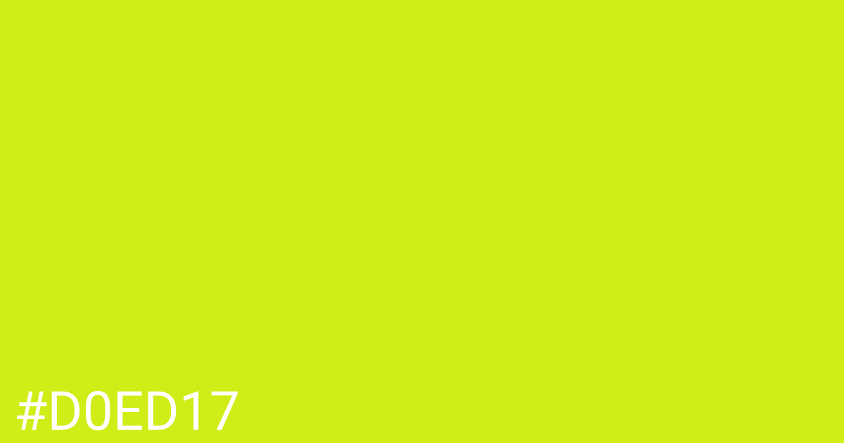 Hex color #d0ed17 graphic
