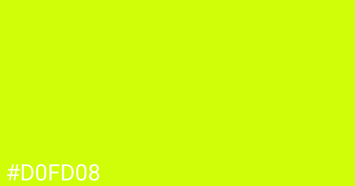 Hex color #d0fd08 graphic