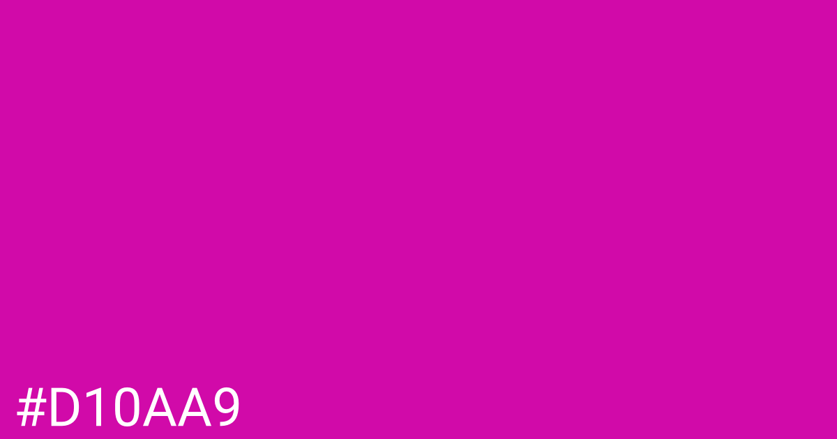 Hex color #d10aa9 graphic
