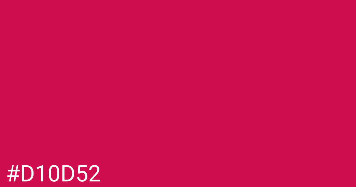 Hex color #d10d52 graphic