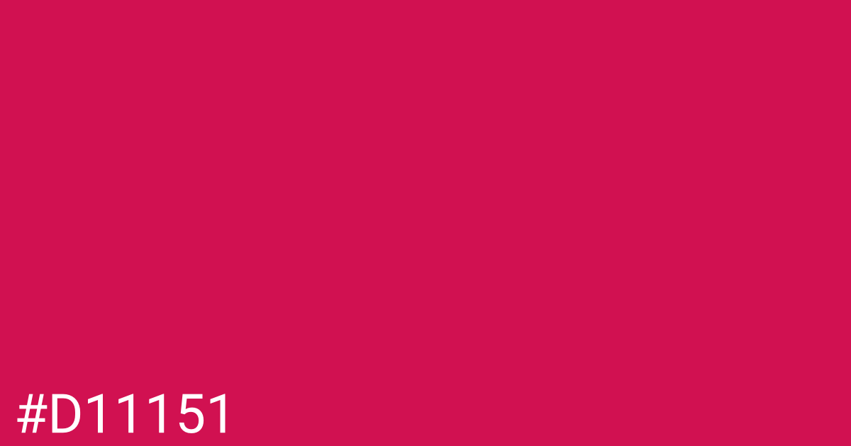 Hex color #d11151 graphic