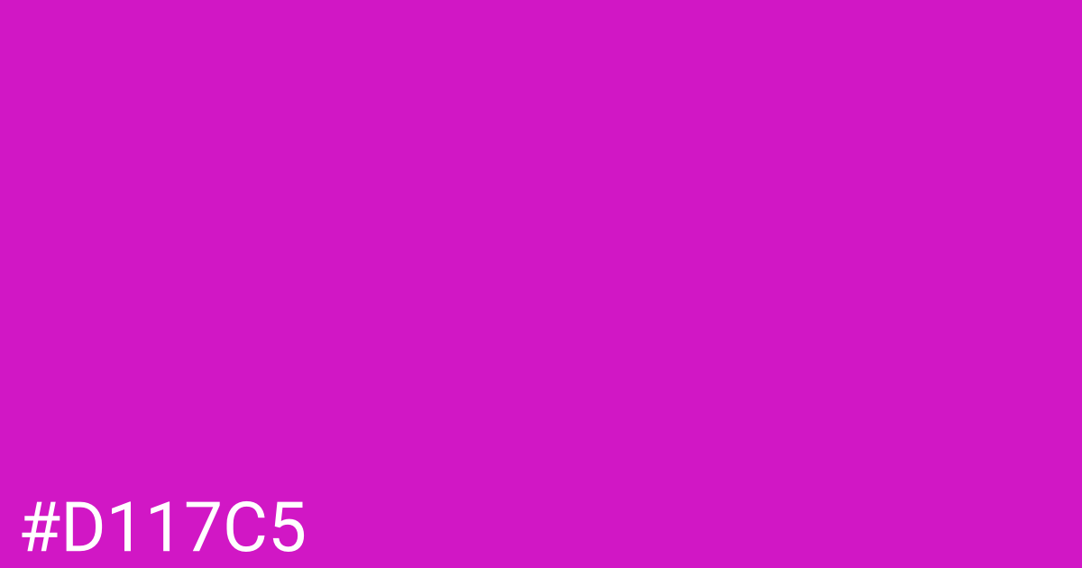 Hex color #d117c5 graphic