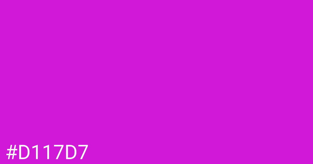 Hex color #d117d7 graphic