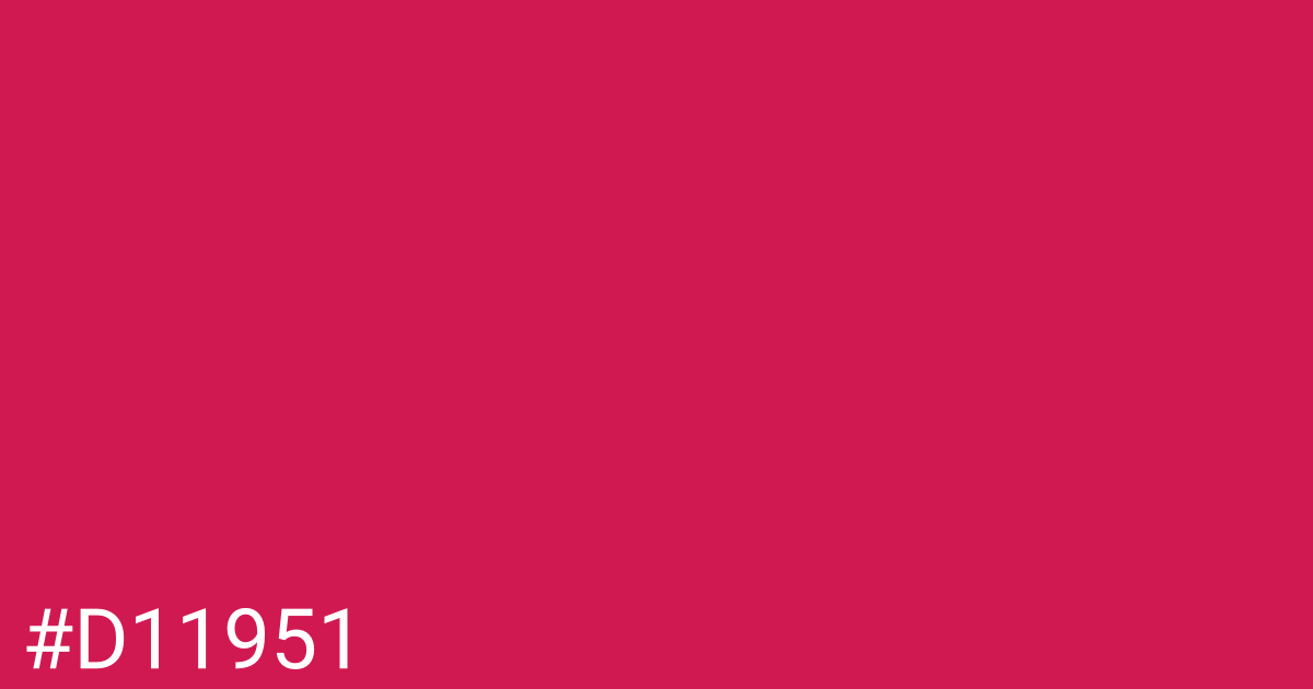 Hex color #d11951 graphic