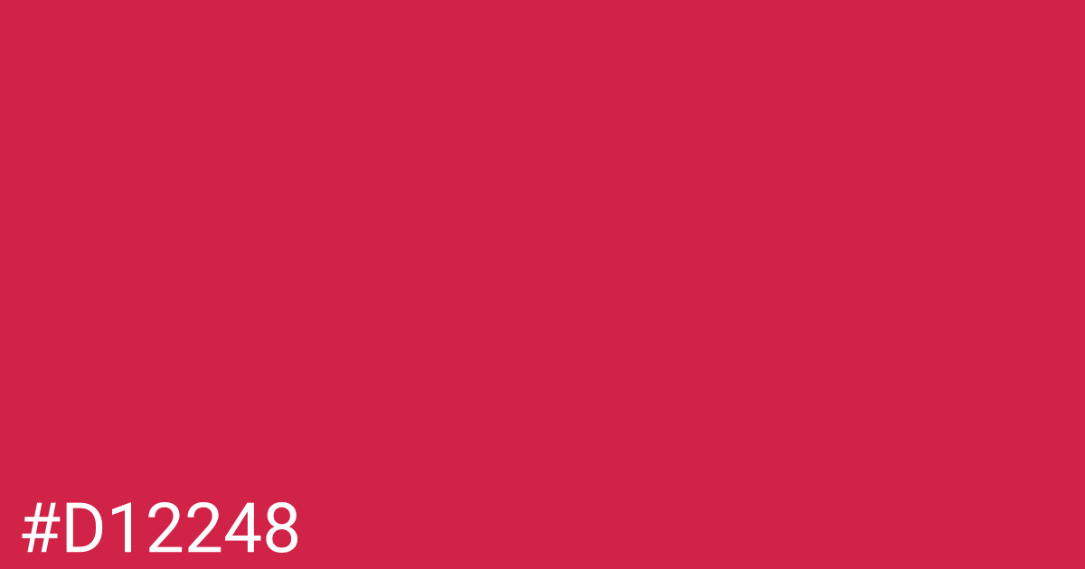 Hex color #d12248 graphic