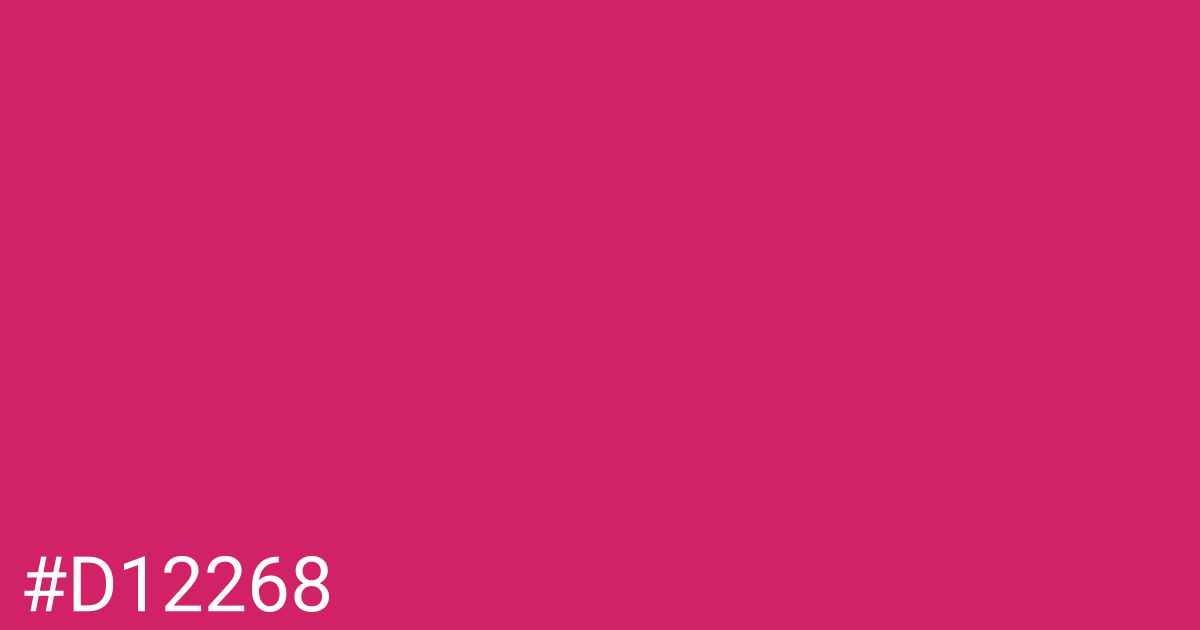 Hex color #d12268 graphic