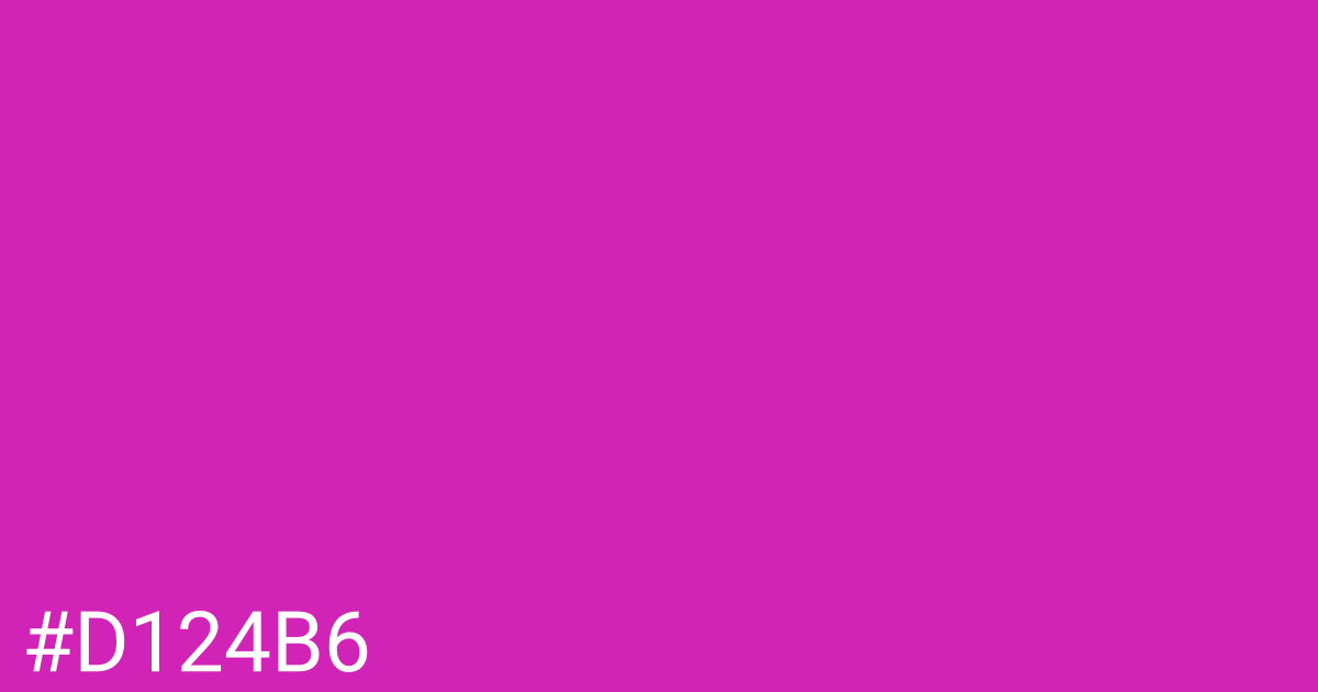 Hex color #d124b6 graphic