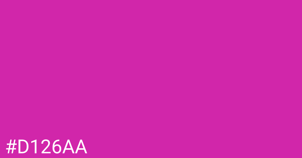 Hex color #d126aa graphic