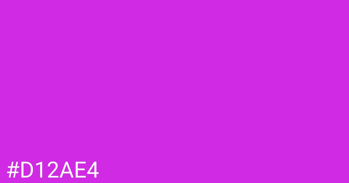 Hex color #d12ae4 graphic