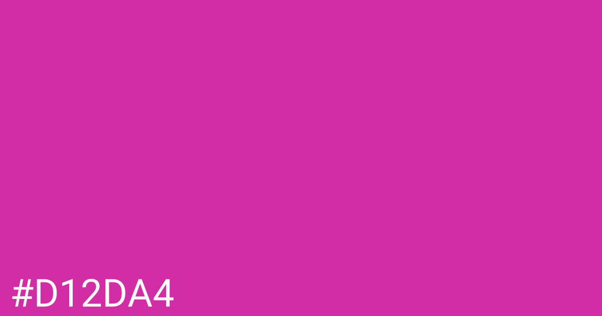 Hex color #d12da4 graphic
