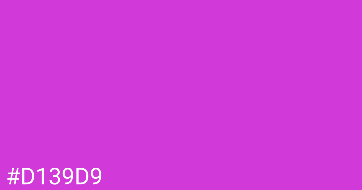 Hex color #d139d9 graphic
