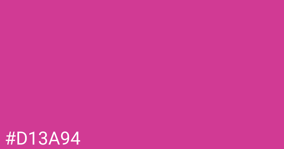 Hex color #d13a94 graphic
