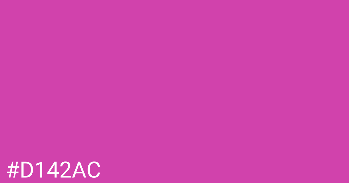 Hex color #d142ac graphic