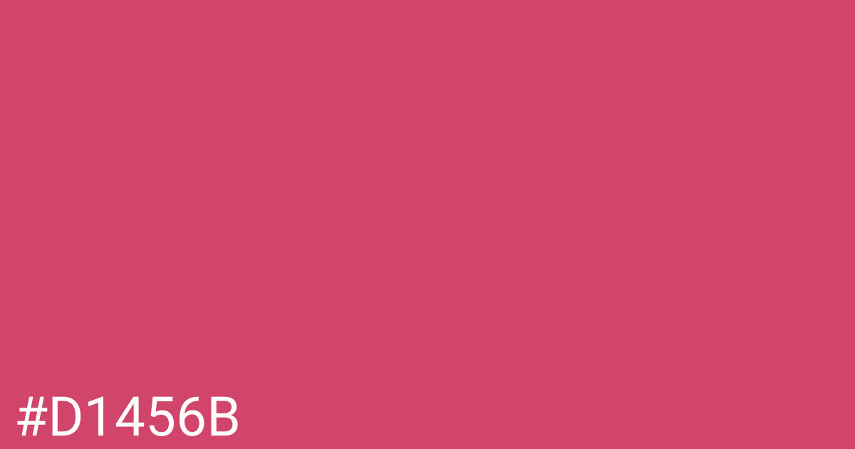 Hex color #d1456b graphic
