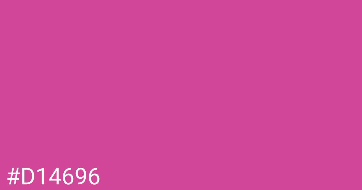 Hex color #d14696 graphic