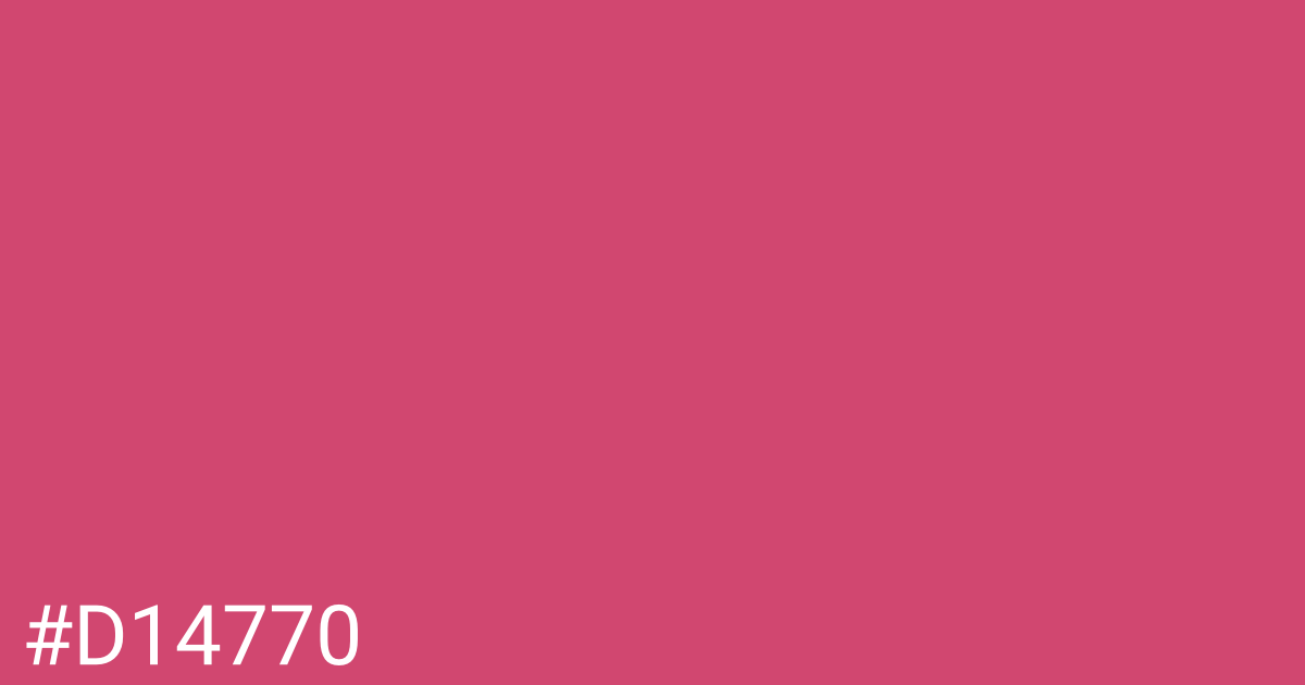 Hex color #d14770 graphic