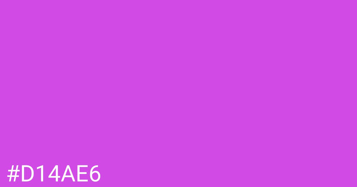 Hex color #d14ae6 graphic