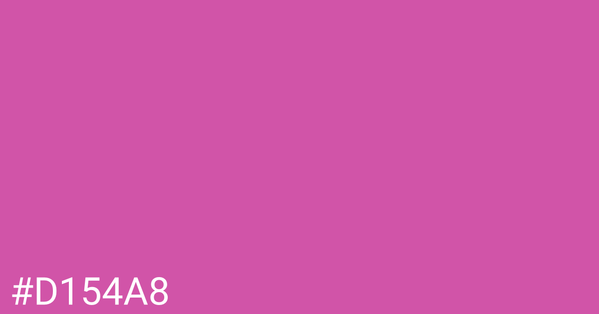 Hex color #d154a8 graphic
