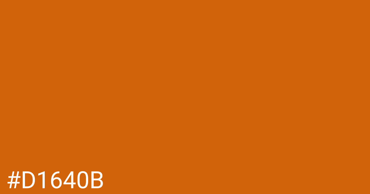 Hex color #d1640b graphic