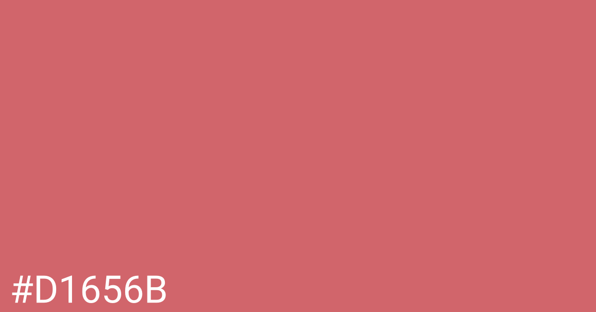 Hex color #d1656b graphic