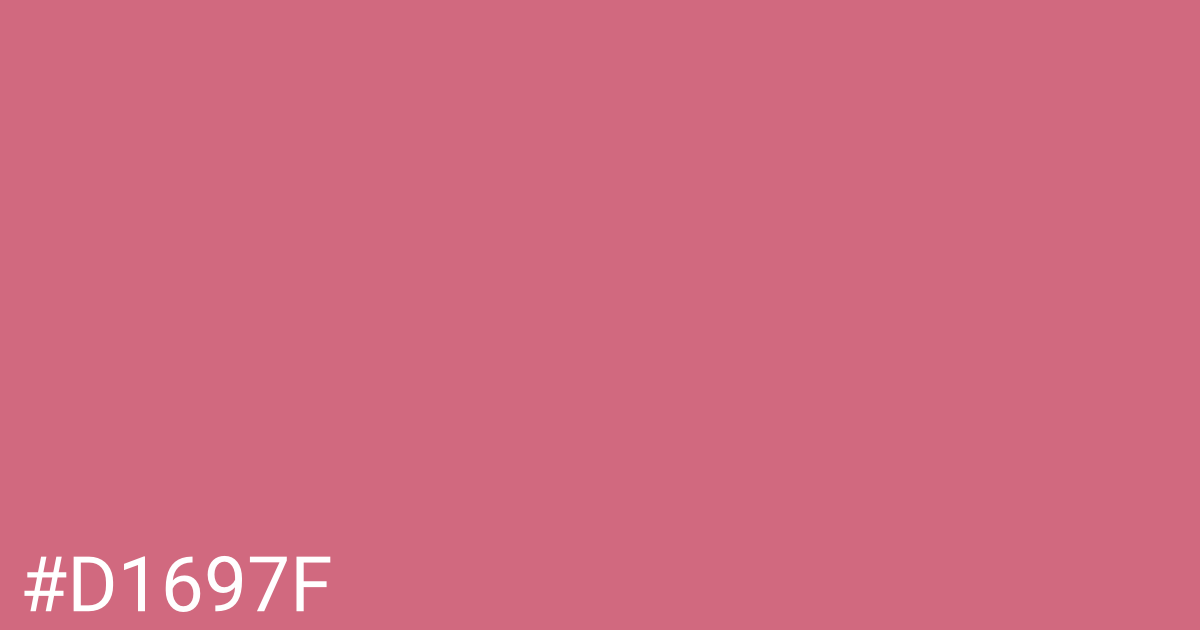 Hex color #d1697f graphic
