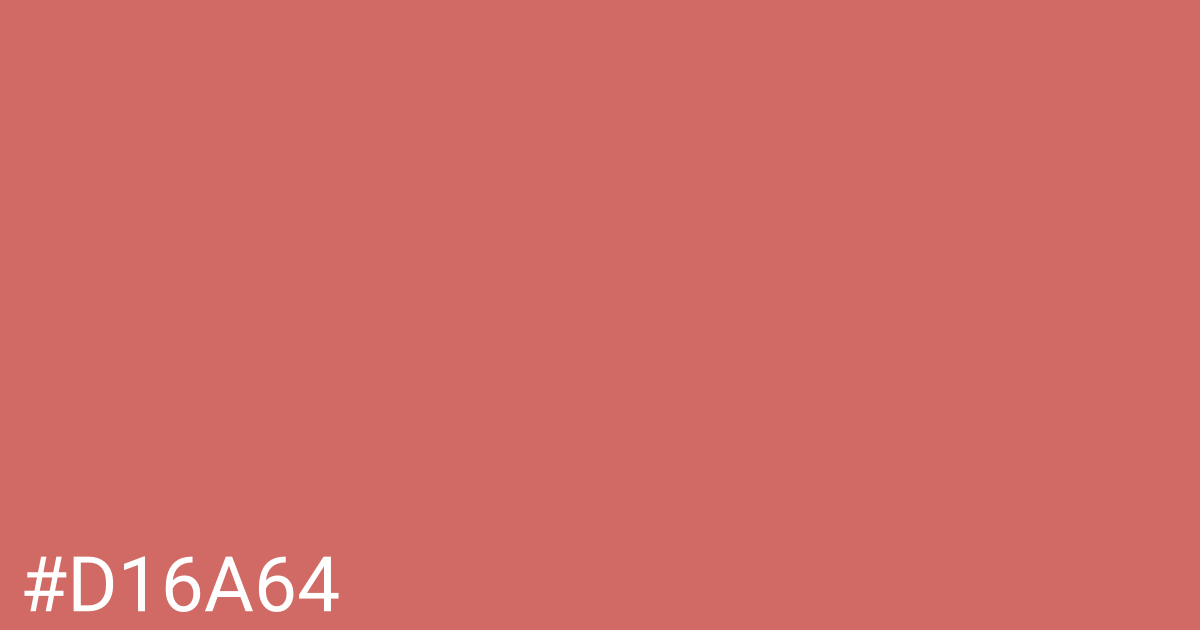 Hex color #d16a64 graphic