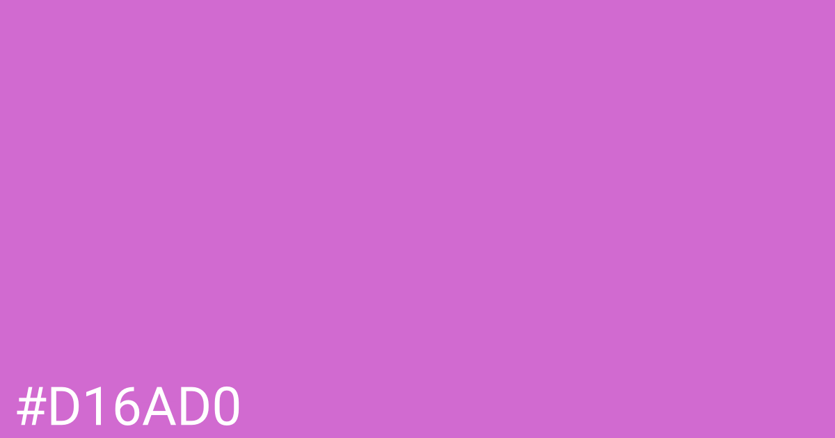 Hex color #d16ad0 graphic