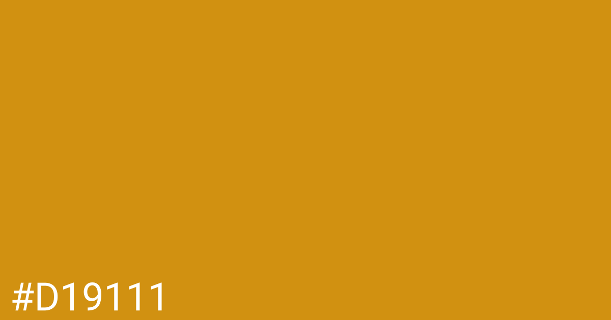 Hex color #d19111 graphic