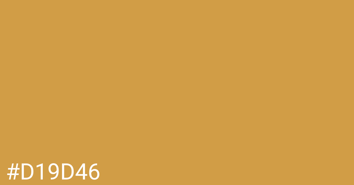 Hex color #d19d46 graphic