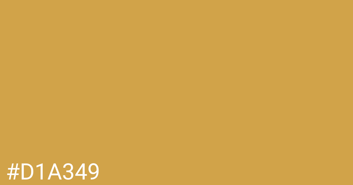 Hex color #d1a349 graphic